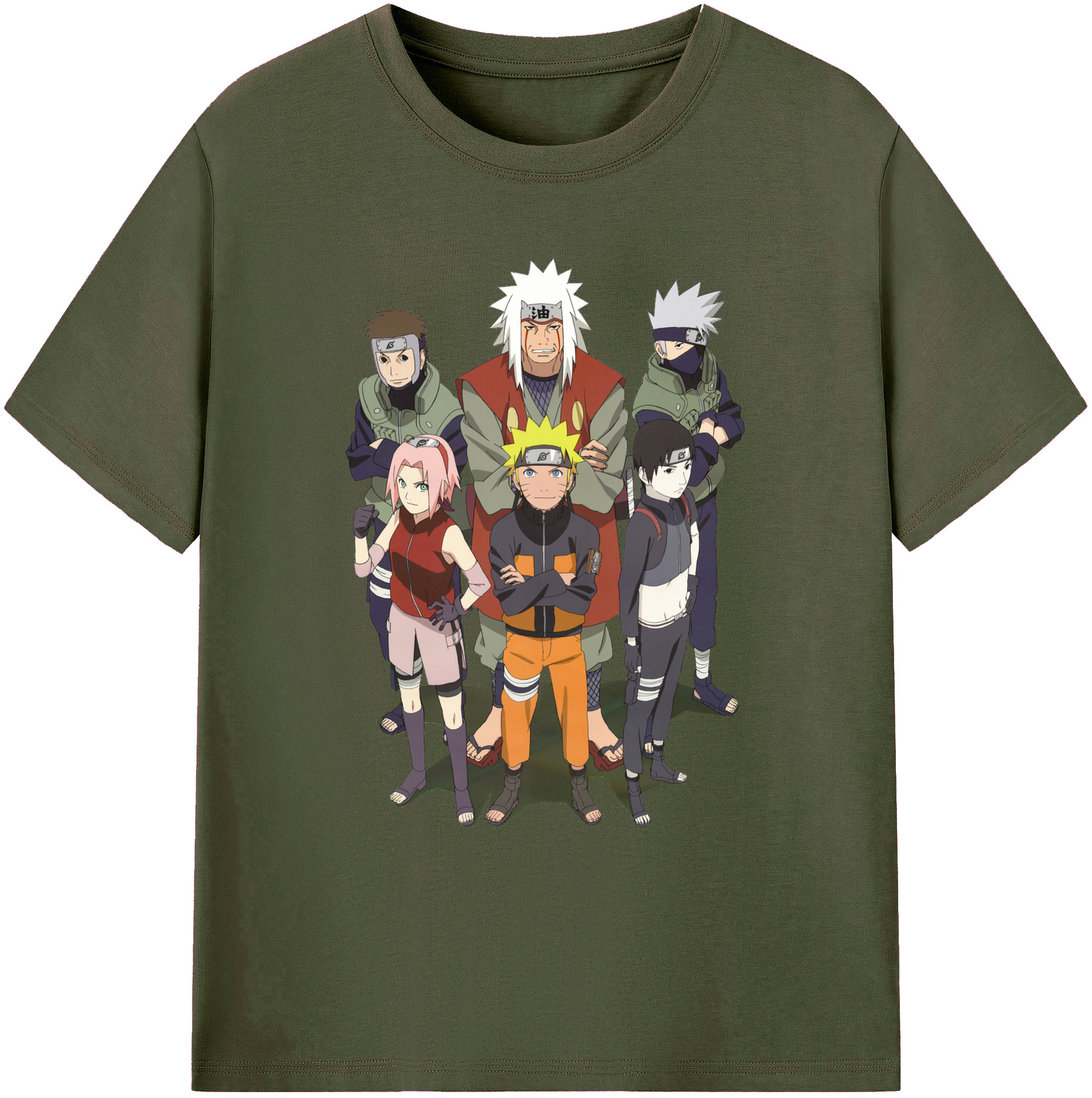 （画像用） NARUTO -ナルト- うずまき ナルト Uzumaki Naruto 綿100％ メンズ半袖Tシャツ｜肌触りやわらか＆通気性